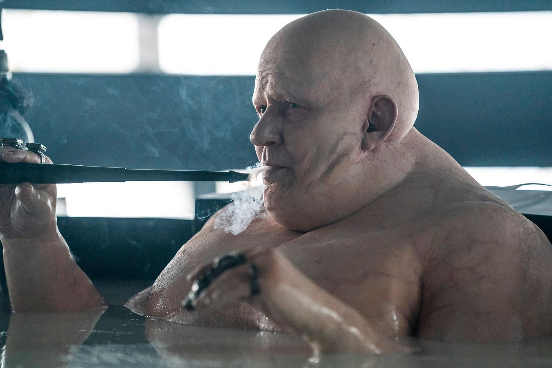 Stellan Skarsg&aring;rd as Vladimir Harkonnen (image via Warner Bros. Pictures)