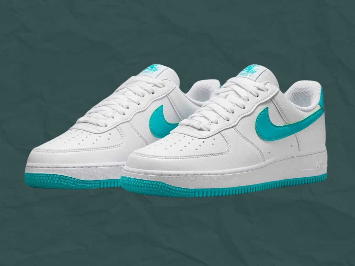 Nike Air Force 1 Low Next Nature Dusty Cactus sneakers (Image via YouTube/@ragnoupdates)