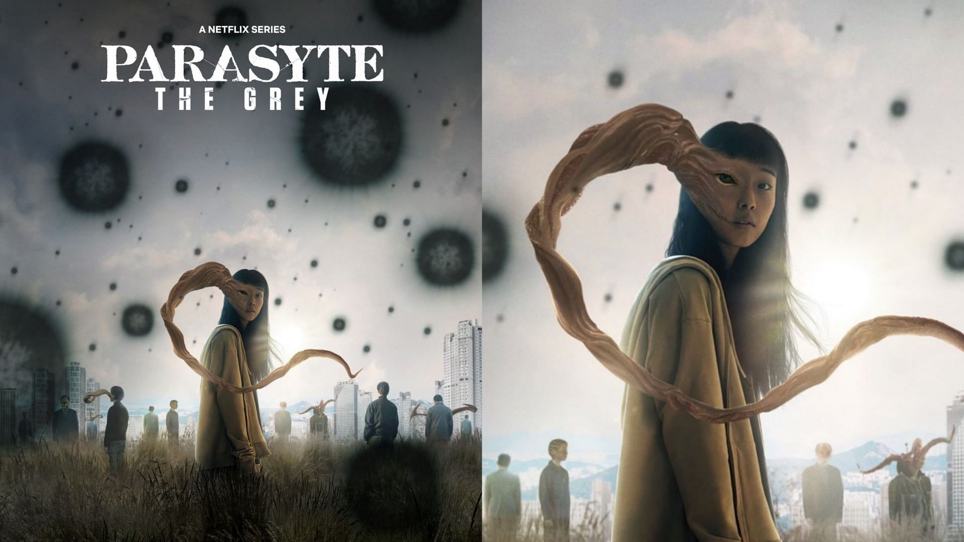 Featuring Parasyte: The Grey cast (Image via Netflix/Twitter)