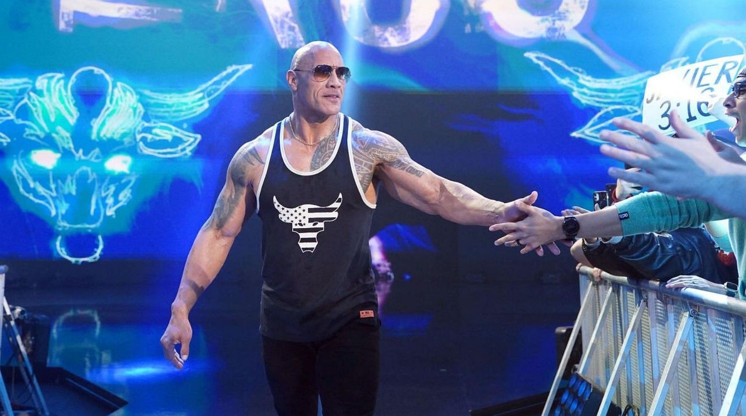 The Rock made a surprising return on RAW: Day 1 (PIC CREDIT: WWE.COM)