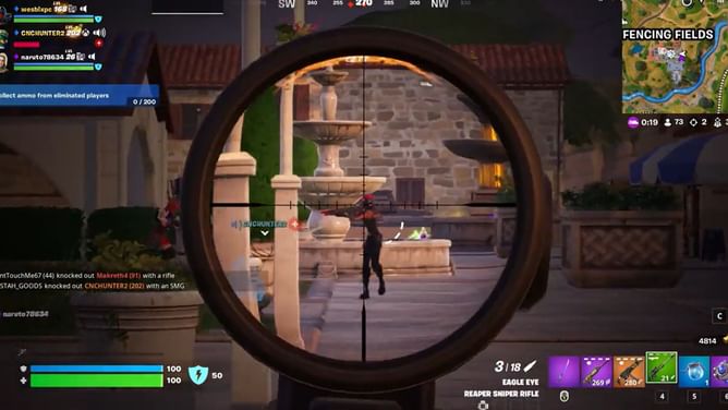 "Sniper is just a very accurate shotgun": Fortnite community lauds player's quickscope ability