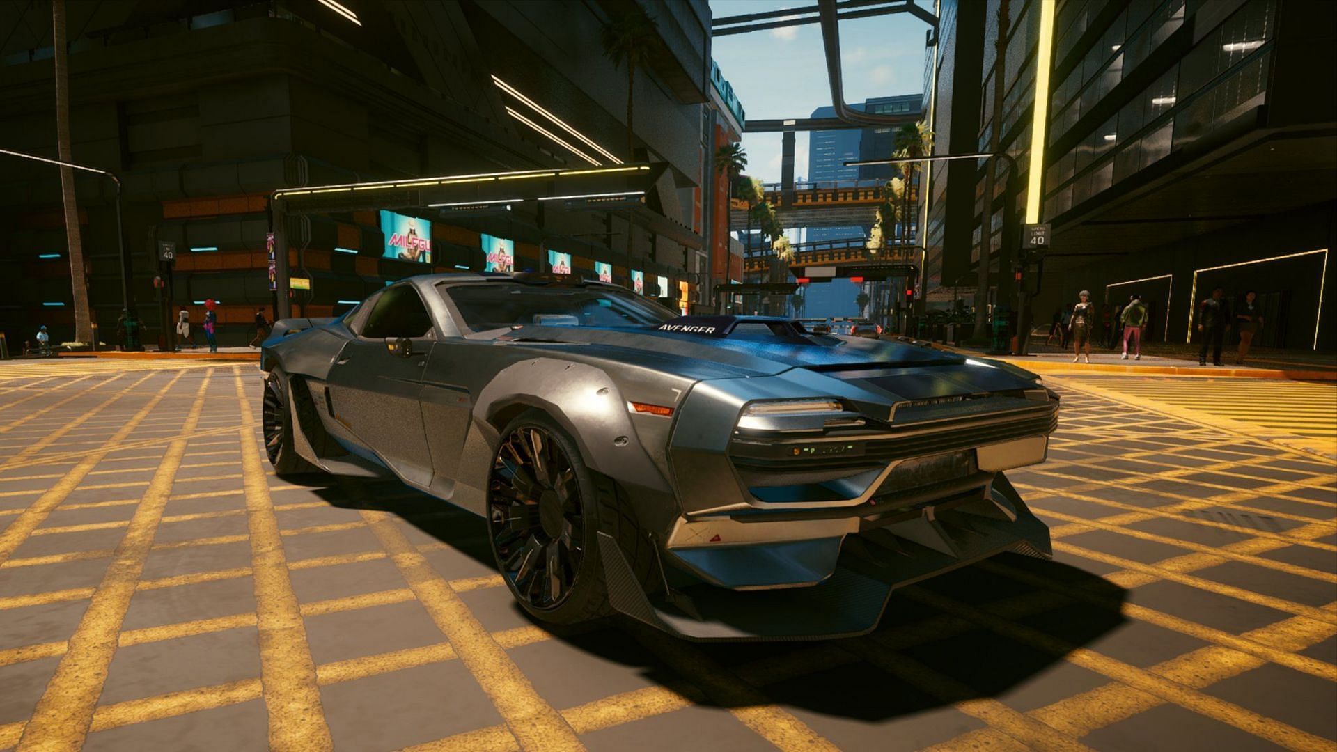 Quadra Type-66 Avenger in Cyberpunk 2077 (Image via CD Projekt Red)