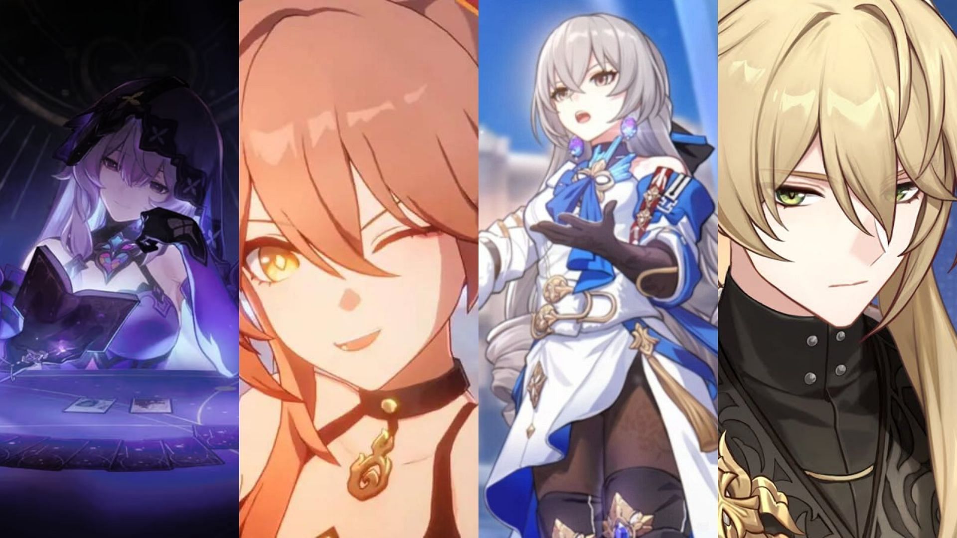 A team featuring Black Swan, Guinaifen, Bronya, and Luocha (Image via HoYoverse)