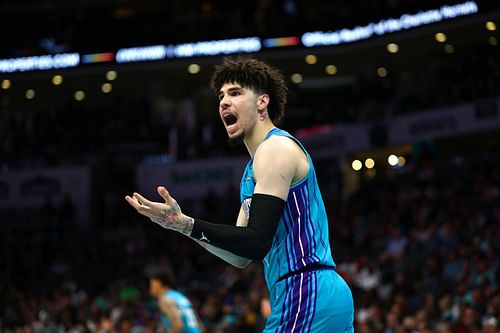 Charlotte Hornets guard LaMelo Ball might team with Kevin McCullar in Charlotte.