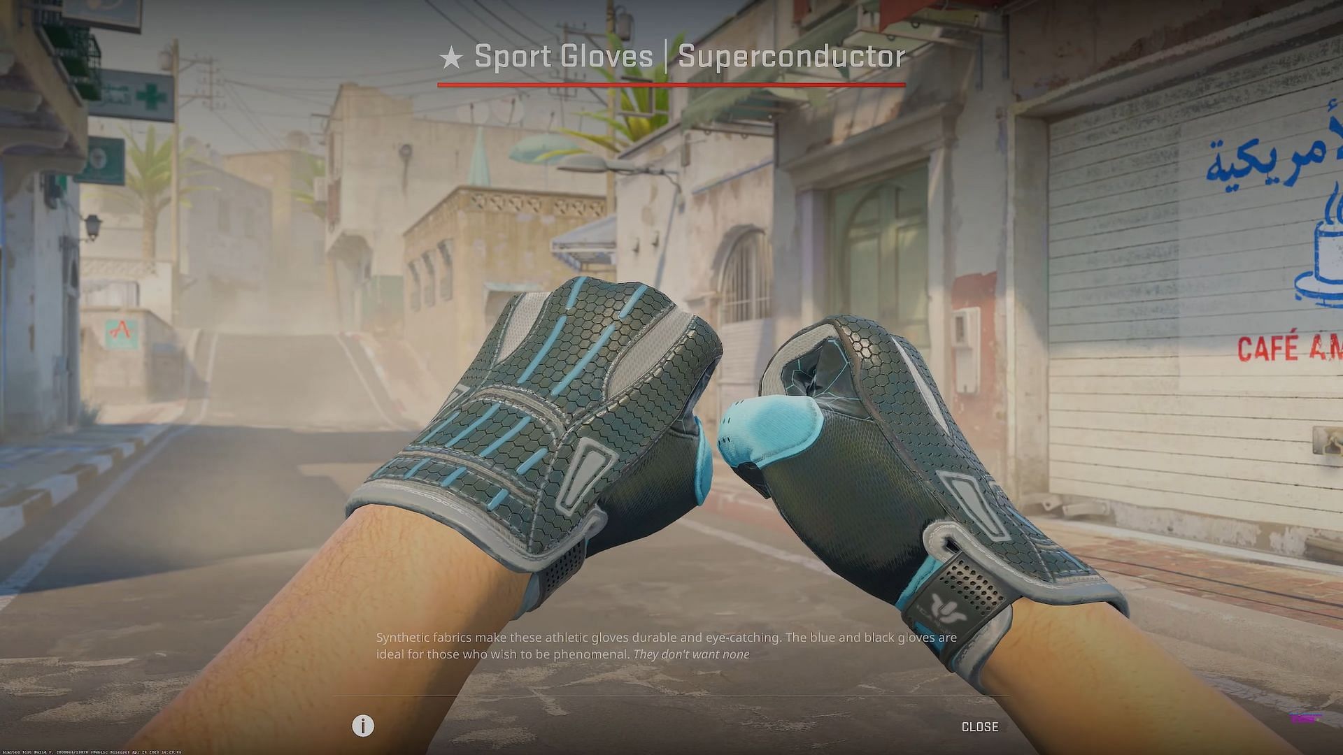 Sport Gloves | Superconductor (Image via Valve || YouTube/covernant)