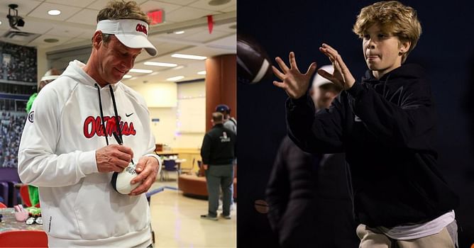 IN PHOTOS: $14,000,000 worth Lane Kiffin goes down memory lane as Ole Miss HC shares adorable snaps of family ft. Knox Kiffin