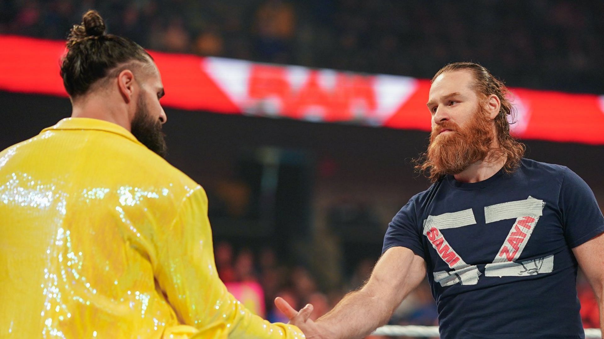 Seth Rollins and Sami Zayn