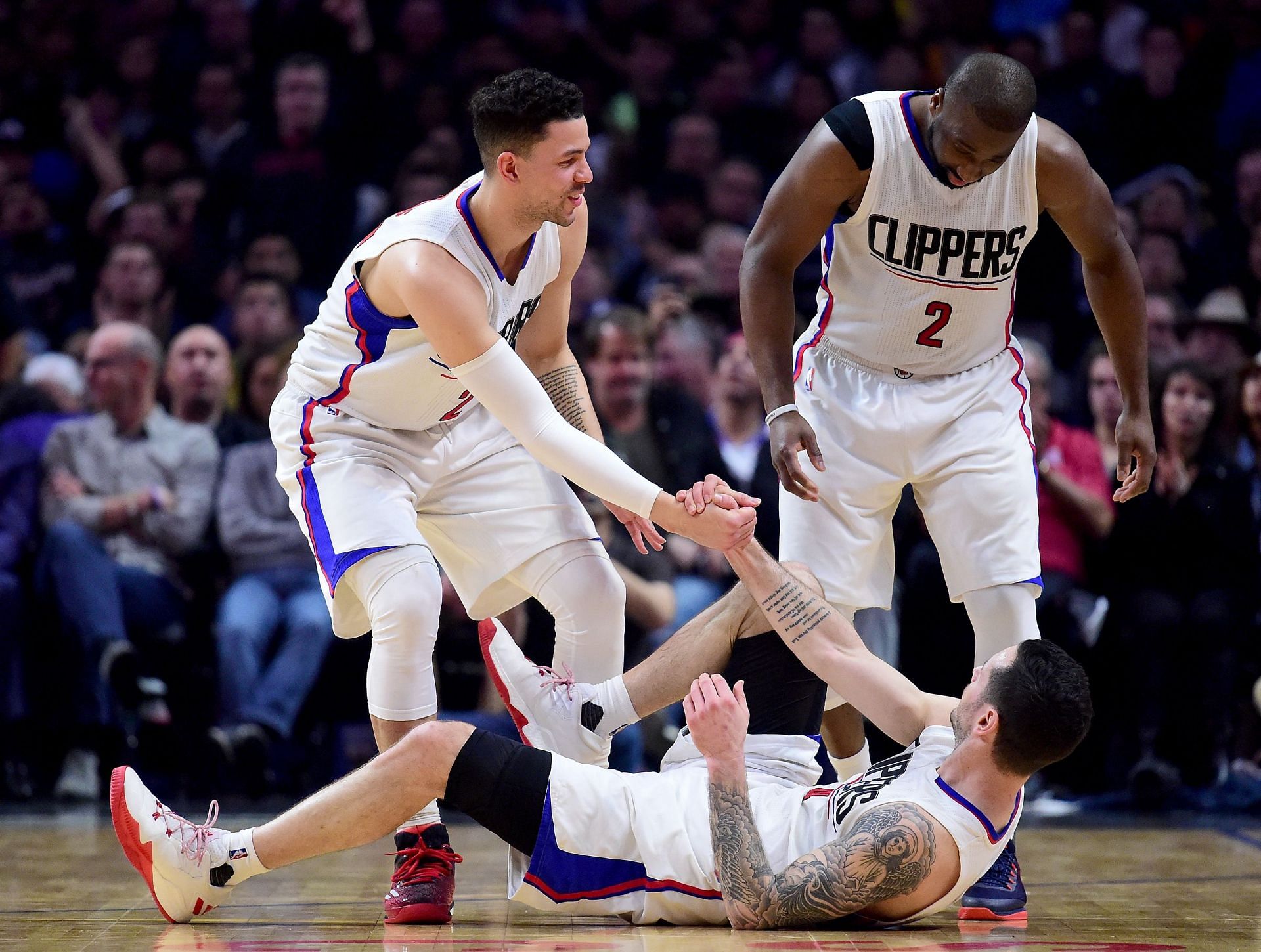 Austin Rivers and JJ Redick were teammates for the LA Clippers from 2015 to 2017.