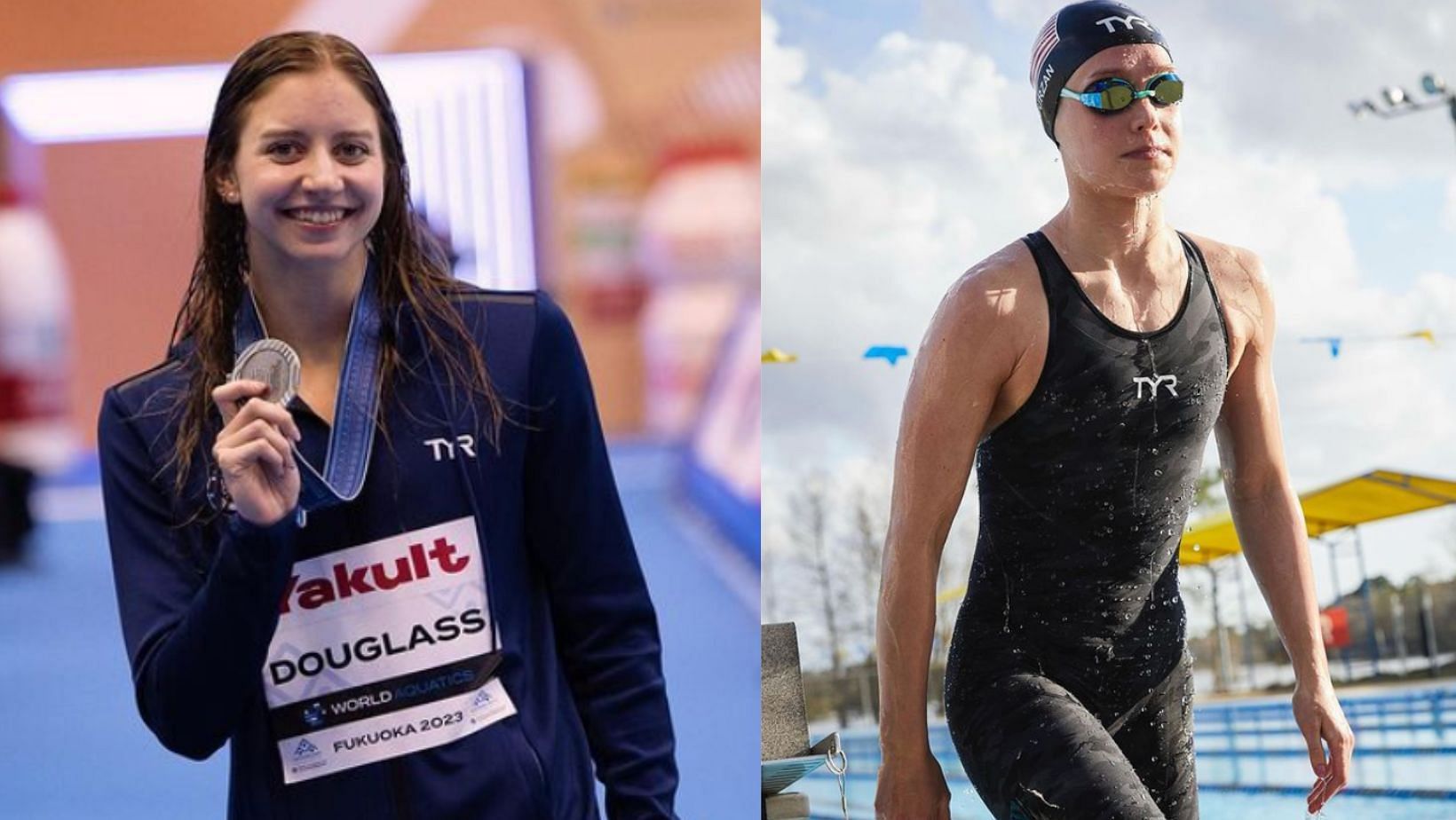 Kate Douglass won silver, and Claire Curzan topped her semi-finals at the World Aquatics Championships 