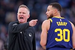 Steph Curry rejects fatigue narrative amid Steve Kerr's comments on shooting slump: "Nah"