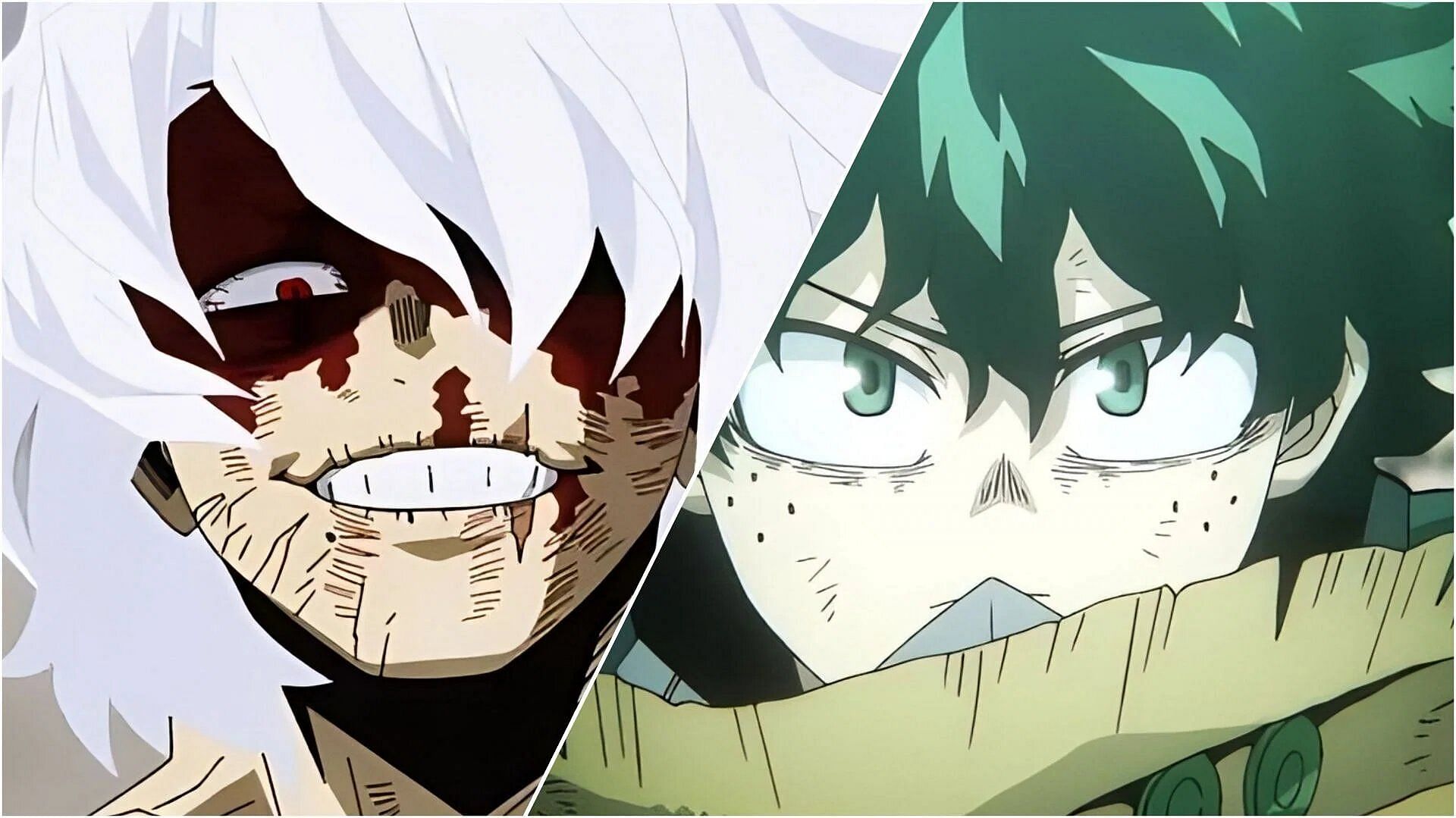 Tomura Shigaraki and Deku (Image via Bones).