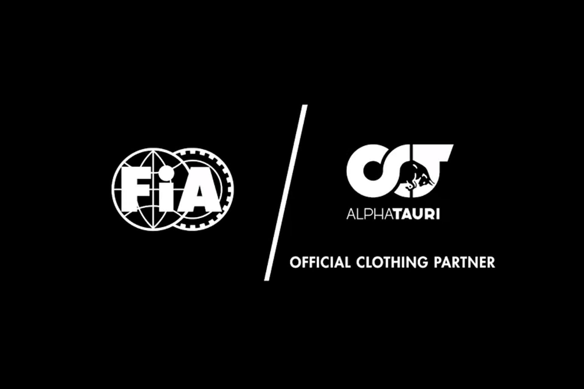 FIA announced AlphaTauri as their official clothing partner (Image via X/@fia)