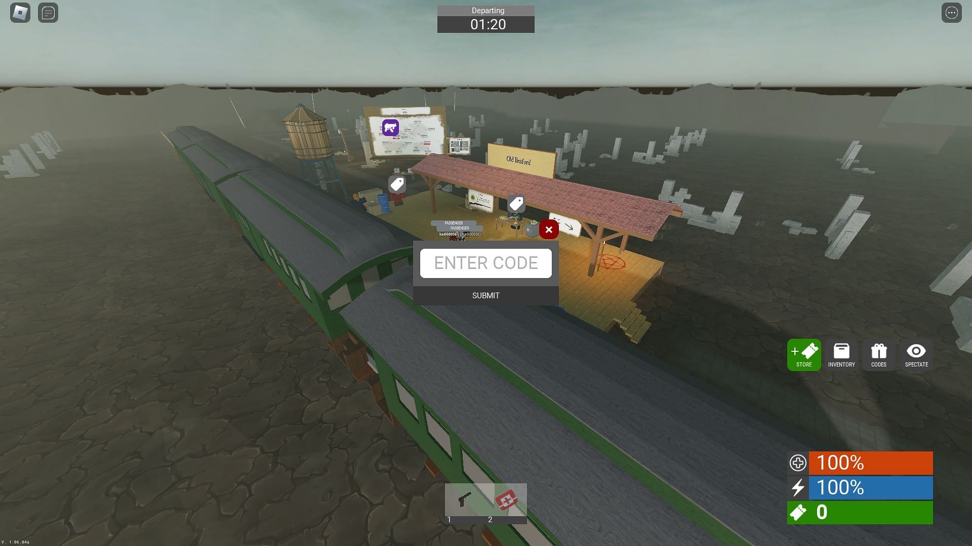 Active codes for Edward the Man-Eating Train (Image via Roblox)