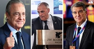 “10/10 in management and 0/10 in influencing competitions” - La Liga chief Javier Tebas appears to aim dig at Barcelona with Real Madrid comment