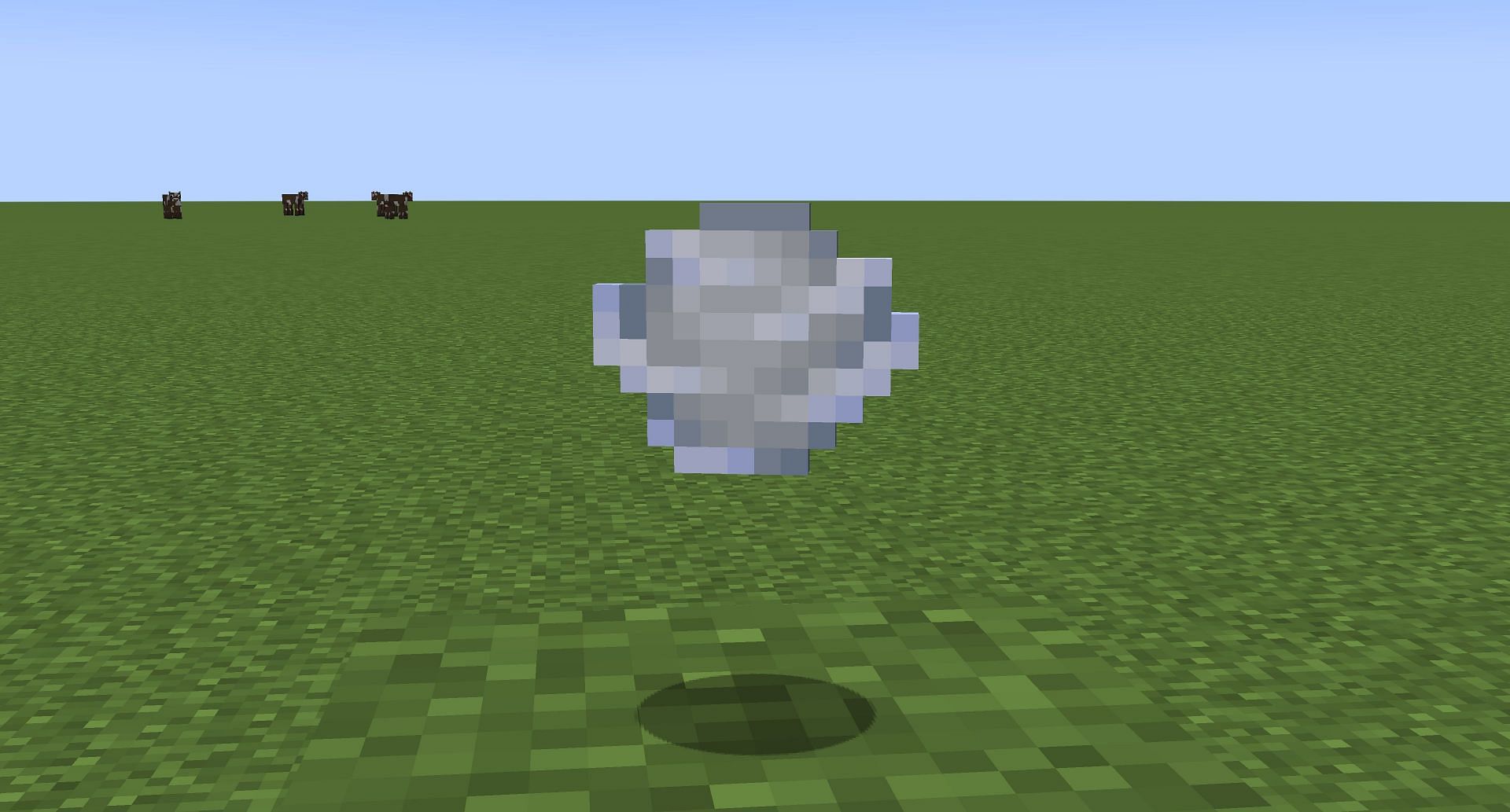 The texture of a wind charge in-game (Image via Mojang)
