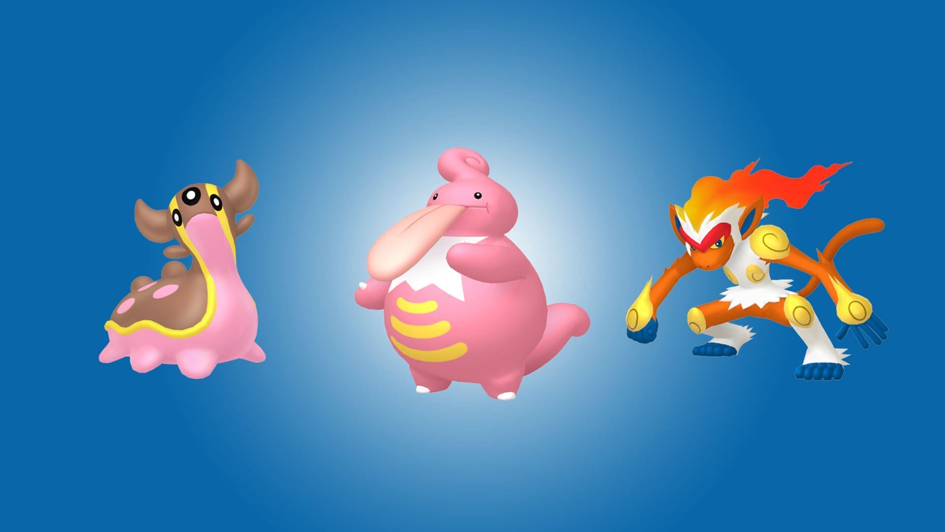 Gastrodon, Lickilicky, and Infernape (Image via TPC)