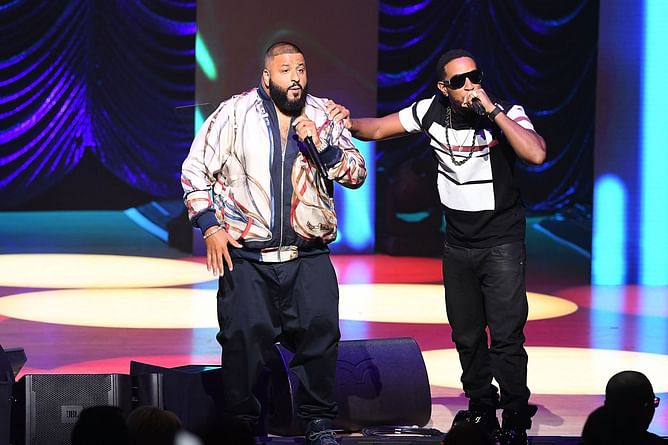 DJ Khaled rocks Air Jordan 4 craft while gifting Ludacris his $450,000,000 brand collab