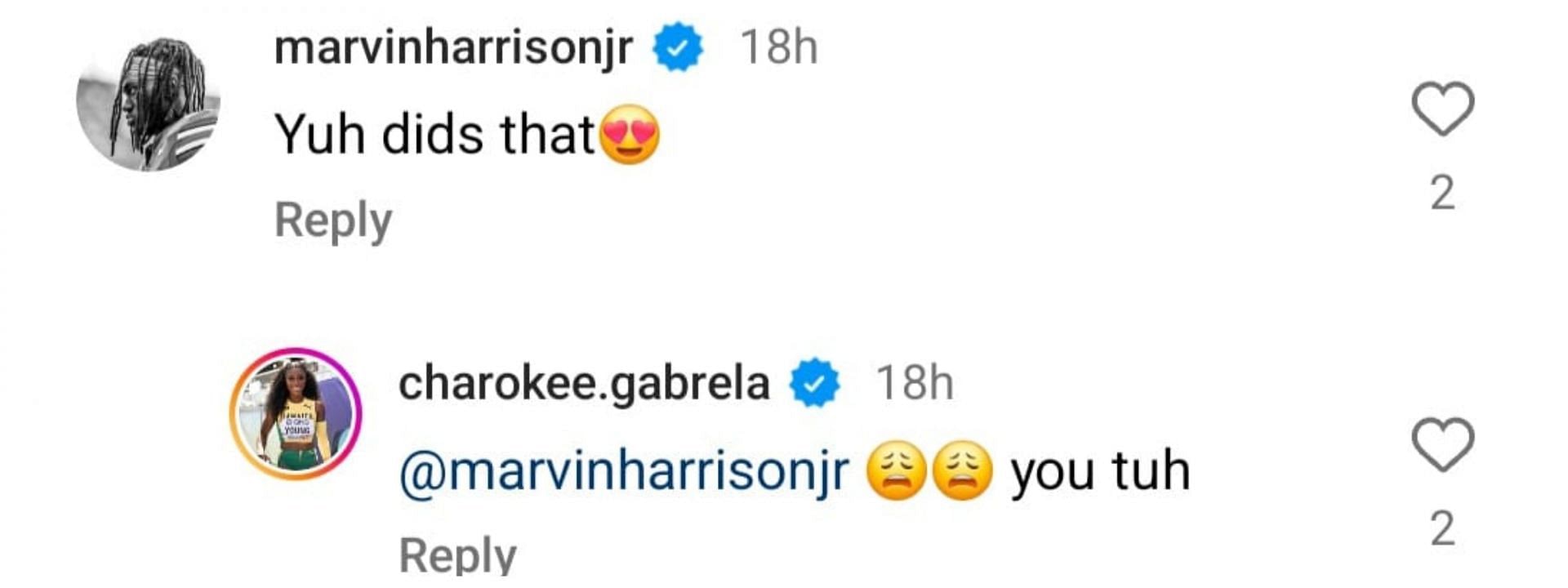 Harrison Jr.&#039;s reaction to his girlfriend&#039;s look.