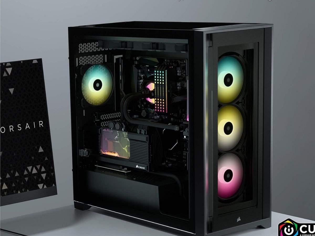 The Corsair iCUE 5000X is a great case for RGB lovers (Image via Amazon)