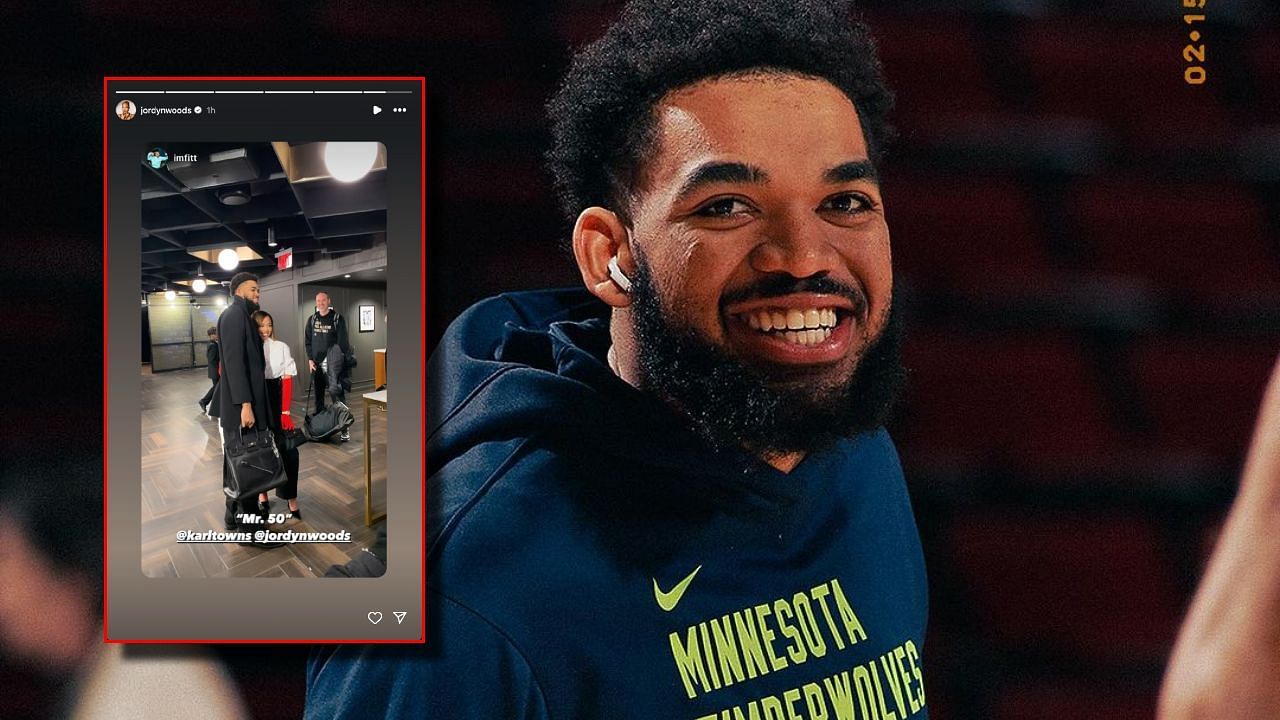Karl-Anthony Towns rocked a $23,205 Hermes bag after his 50-points run in the NBA All-Star