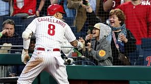 Nick Castellanos kicks off Phillies spring training with son Liam in heartwarming style