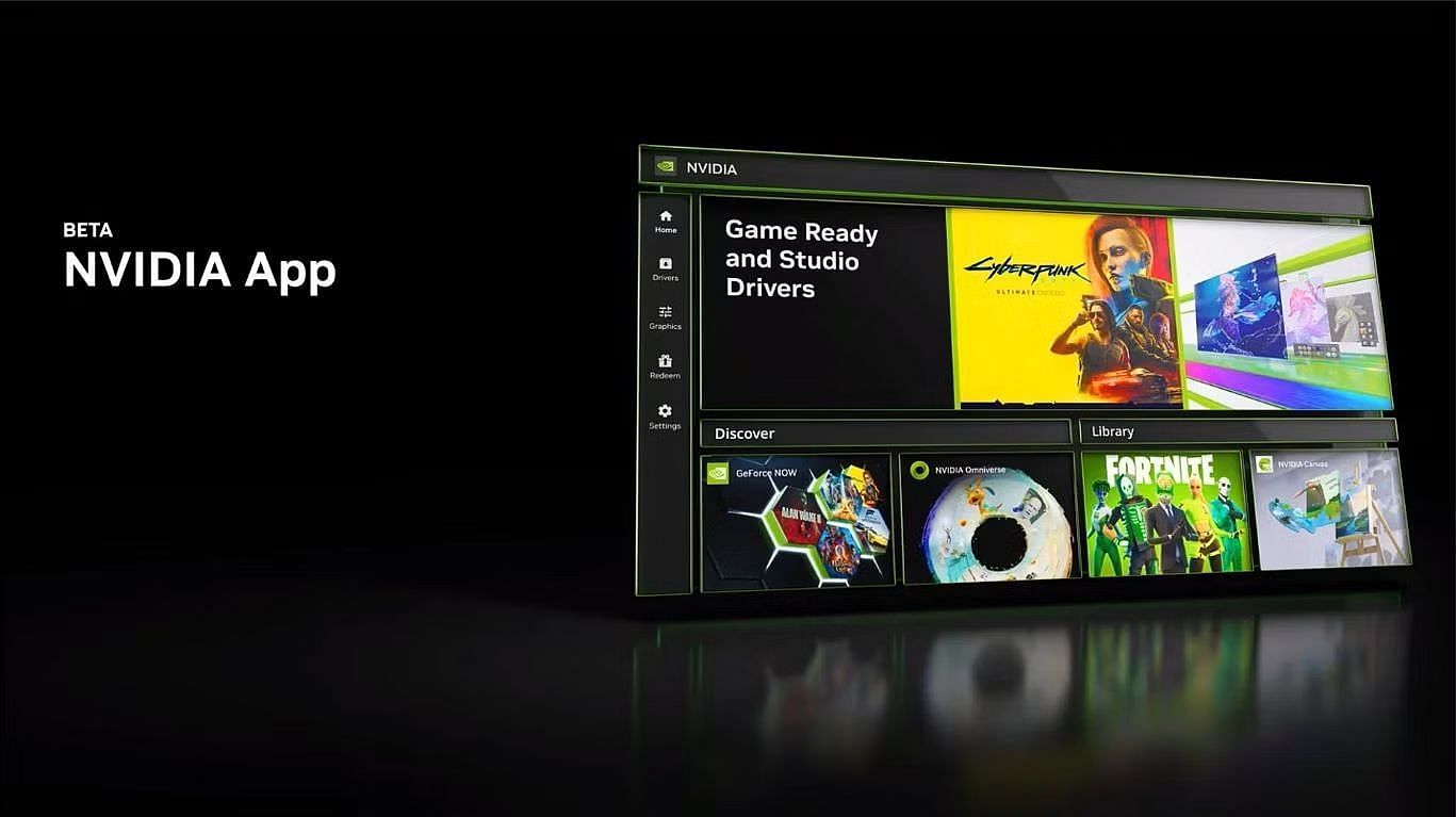The new Nvidia App gets rid of Geforce Experience and Control Panel (Image via Nvidia)