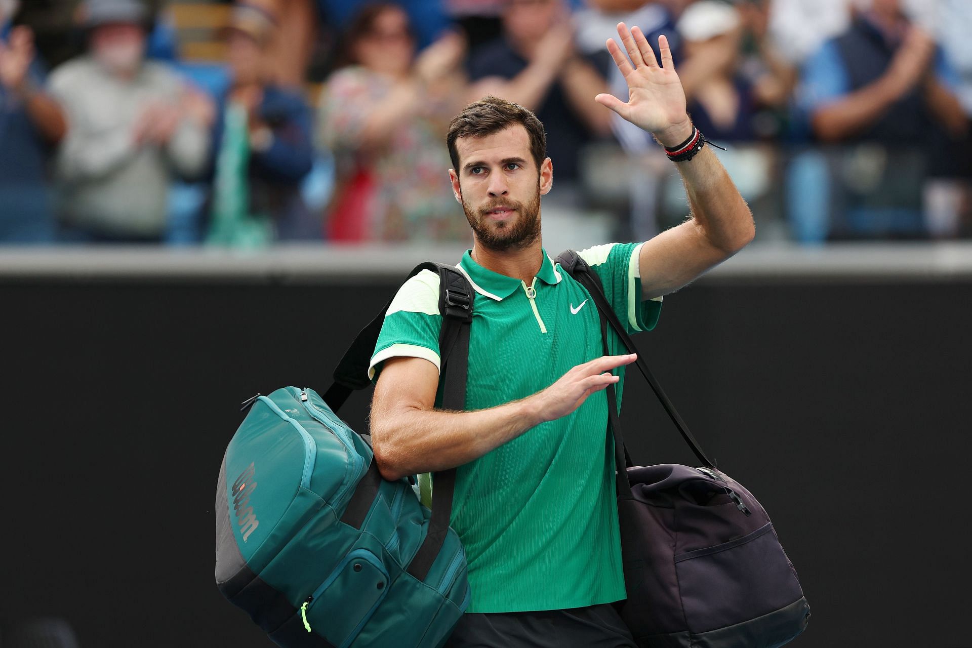 Karen Khachanov at the 2024 Australian Open.