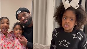 "Caught a stray": Dwyane Wade's wife Gabrielle Union shares daughter Kaavia's bizarre and incoherent song