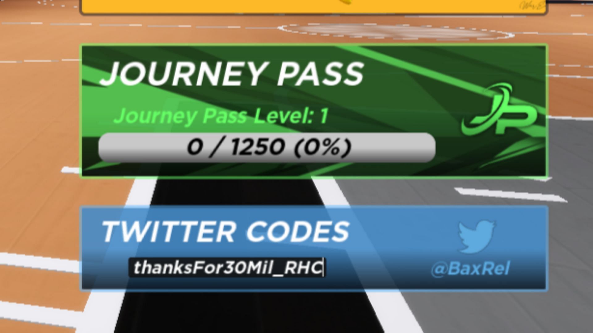 Active codes for RH2 The Journey (Image via Roblox)
