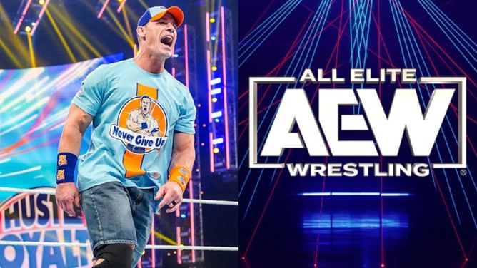 AEW star claims he will kiss John Cena and break a former WWE champion's heart when they fight