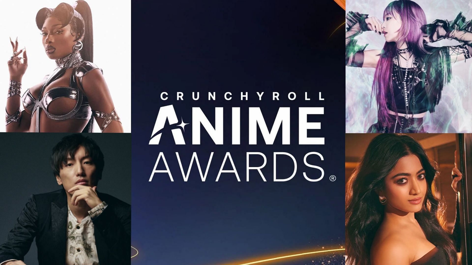  Some of the celebrities set to appear onstage at Crunchyroll Anime Awards 2024 (Image via Crunchyroll)