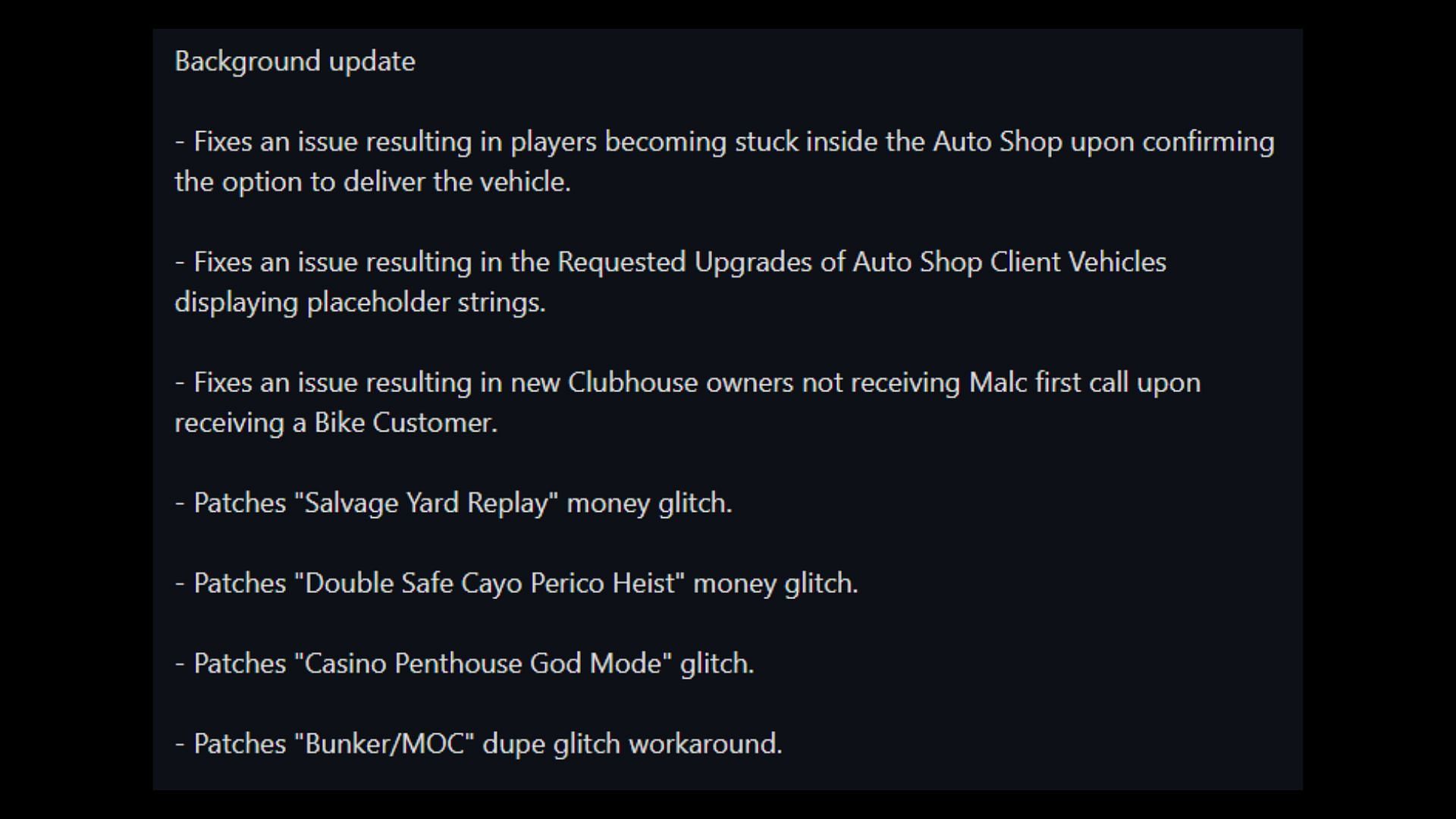 All issues were reportedly fixed by the recent background update. (Image via X/@TezFunz2)