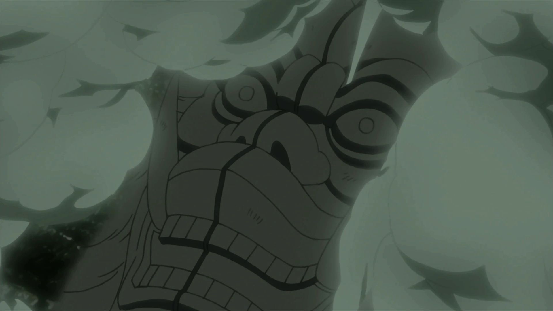 The Wood Expulsion jutsu as seen in the Naruto series (Image via Studio Pierrot)