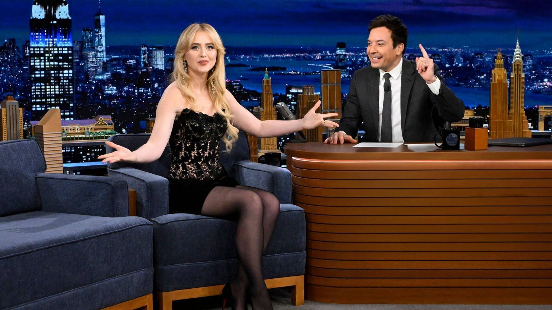 Kathryn Newton&rsquo;s look for Jimmy Fallon&rsquo;s The Tonight Show wins the internet