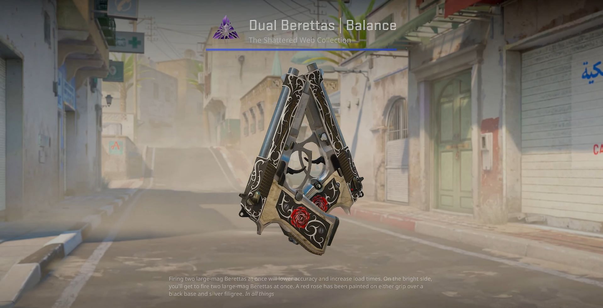 Dual Berettas Balance (Image via Valve || YouTube/covernant)