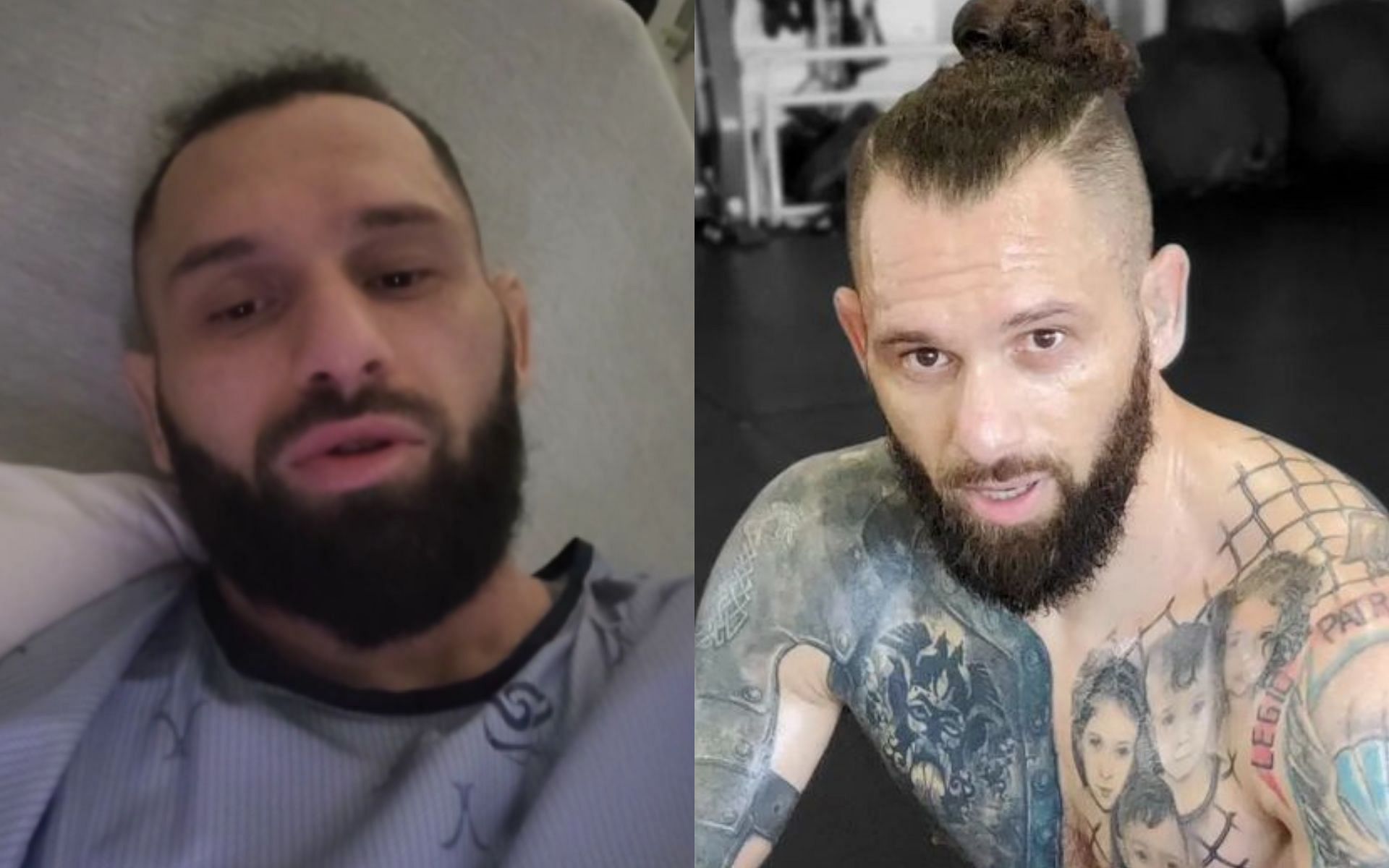 Samourai MMA fighter Robert Seres before and after being hospitalized for kidney faliure [Image courtesy @robertseres_mma on Instagram]
