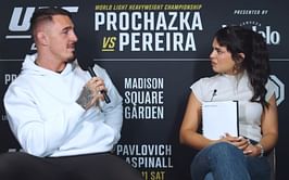Nina-Marie Daniele reacts to fan edit of Tom Aspinall's alleged NSFW question to the MMA influencer