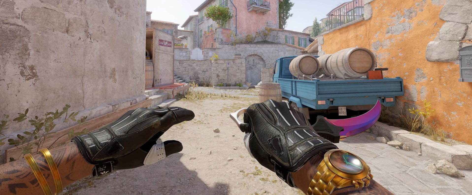 Karambit Knife | Fade (Image via Valve || YouTube/Gemsri Gregory)