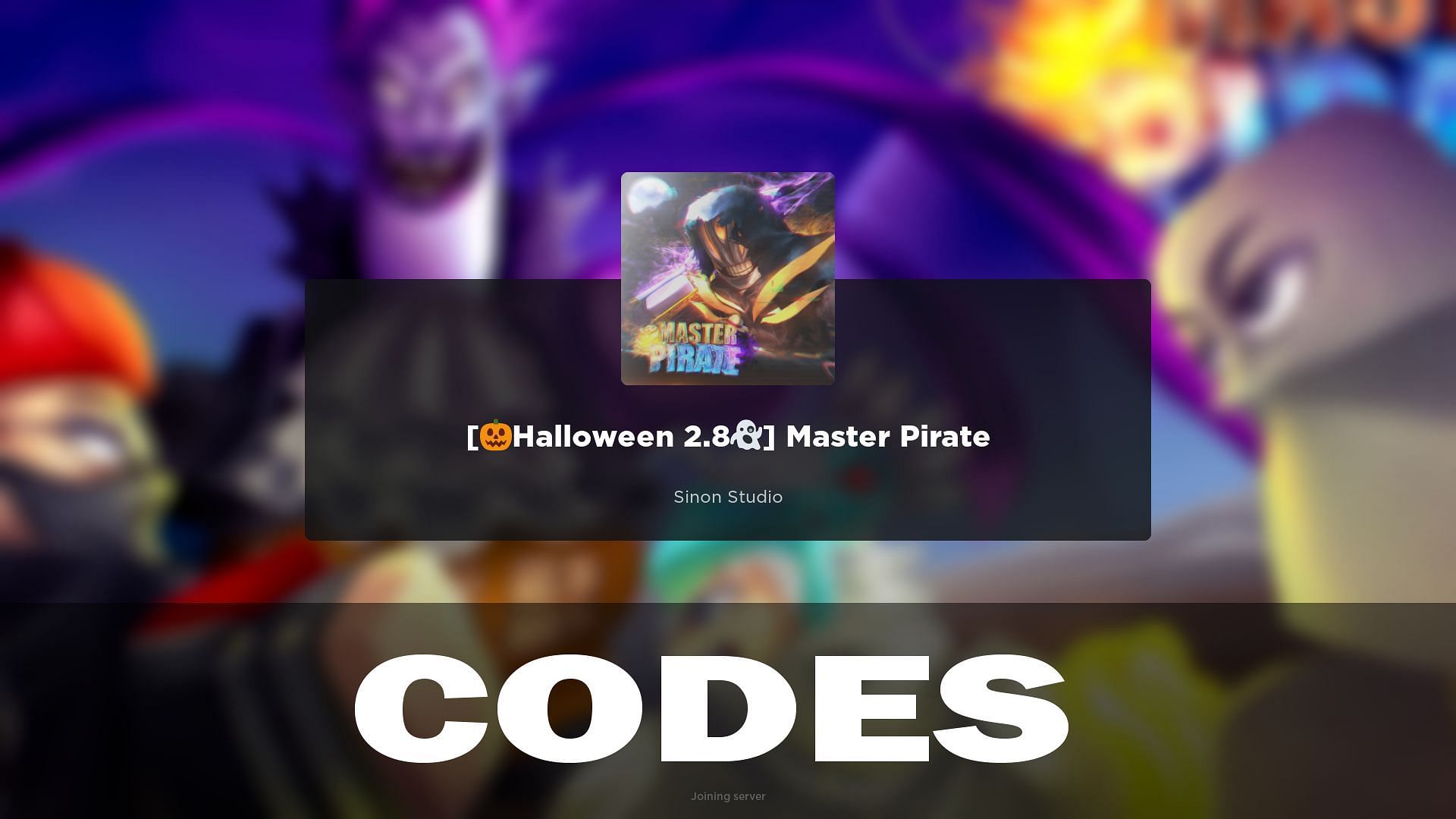 Master Pirate codes