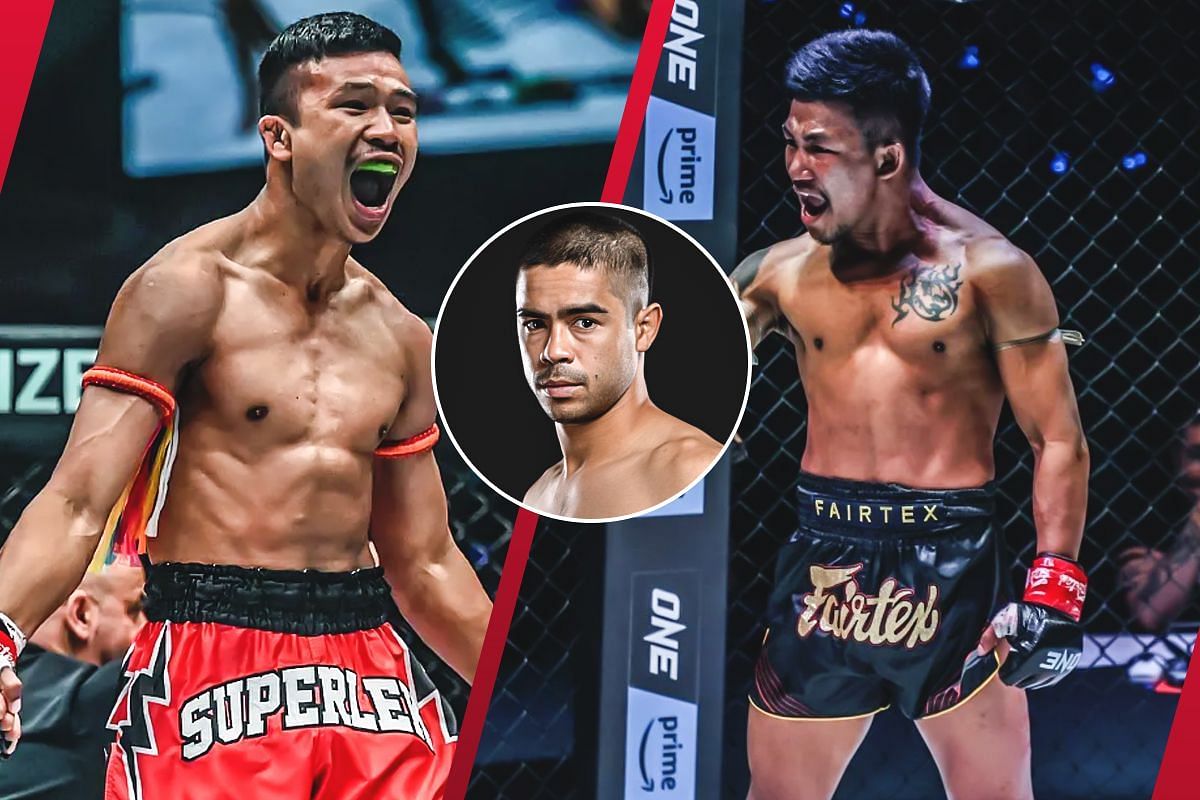 Superlek (L), Danial Willams (M), and Rodtang (R) | Photo by ONE Championship