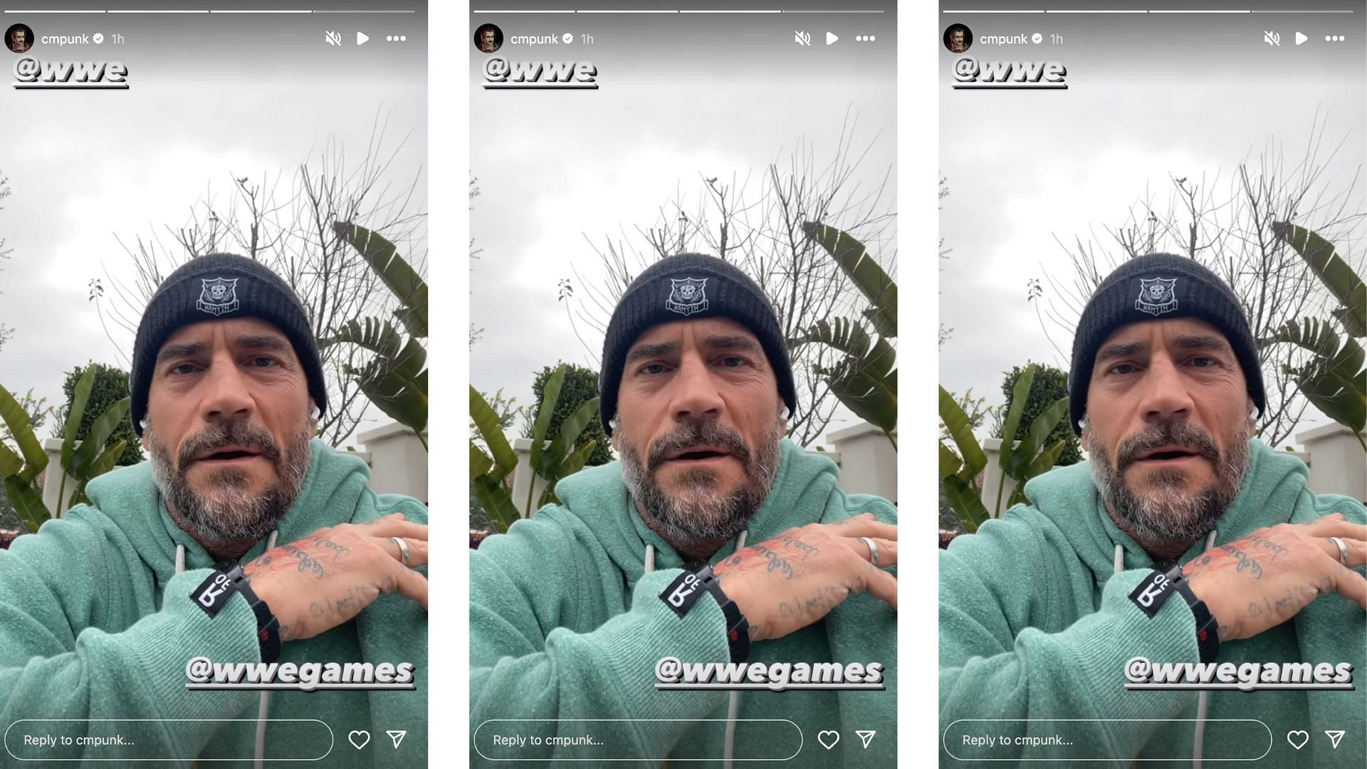 Punk shares new mission on Instagram.