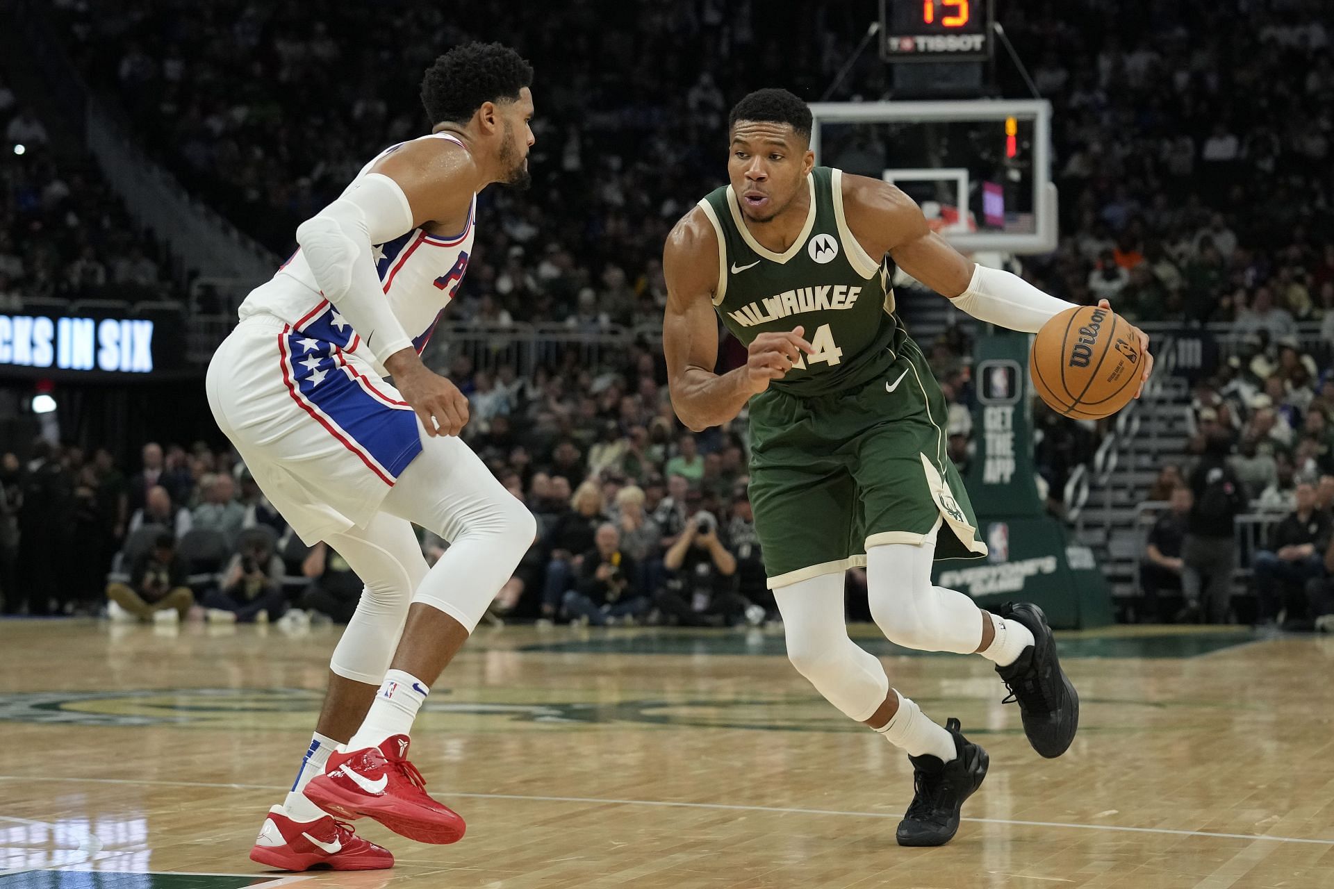 Philadelphia 76ers v Milwaukee Bucks