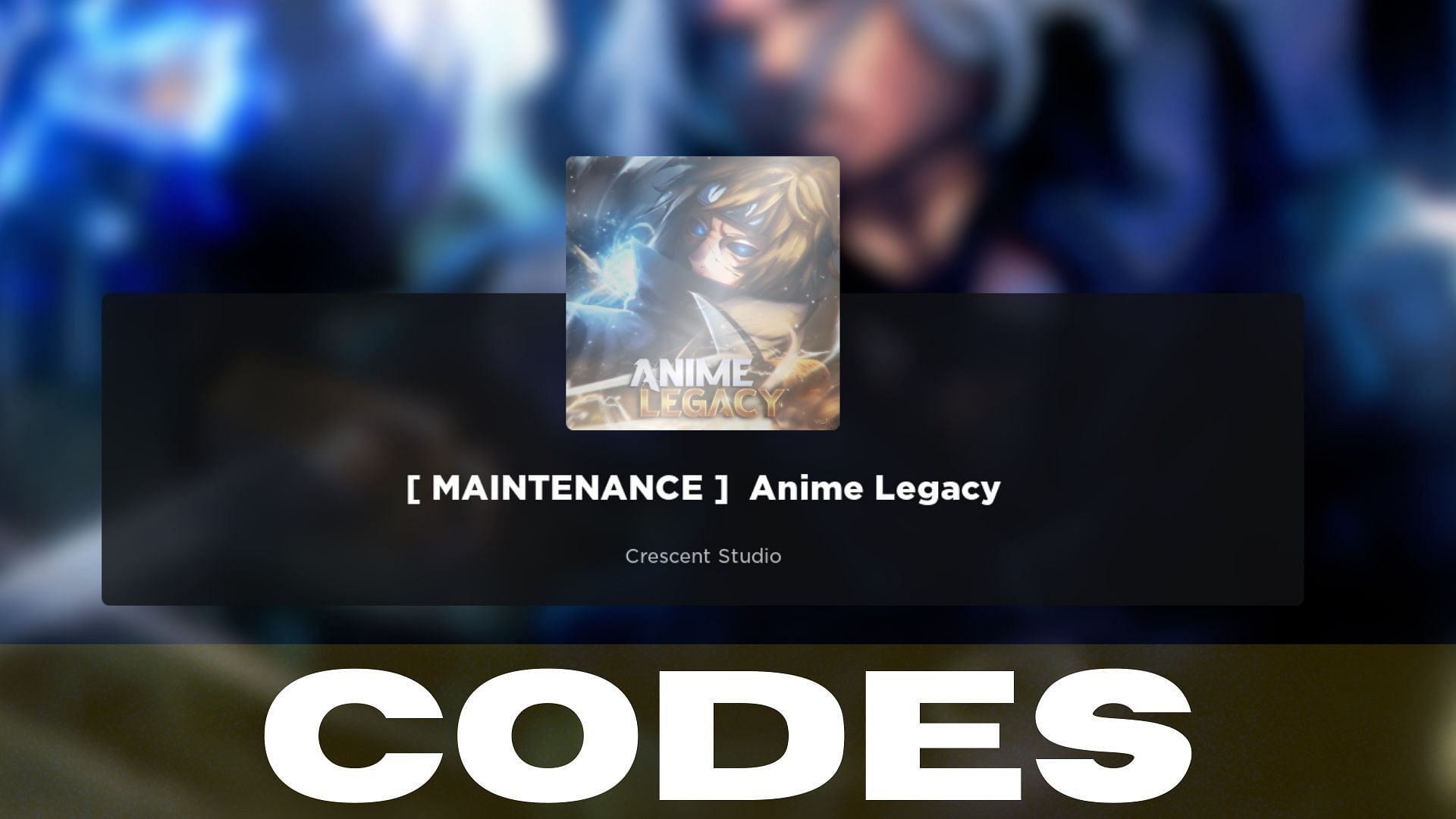 Anime Legacy codes