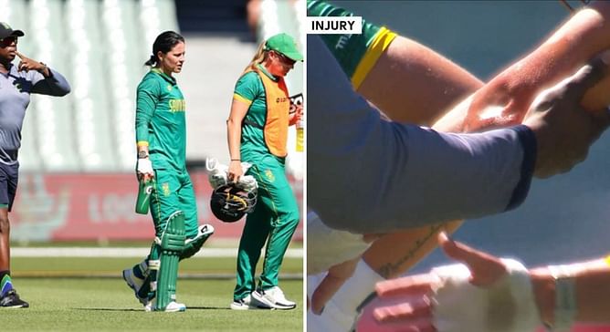 [Watch] Marizanne Kapp gets retired hurt after elbow injury in Australia Women vs South Africa Women 1st ODI