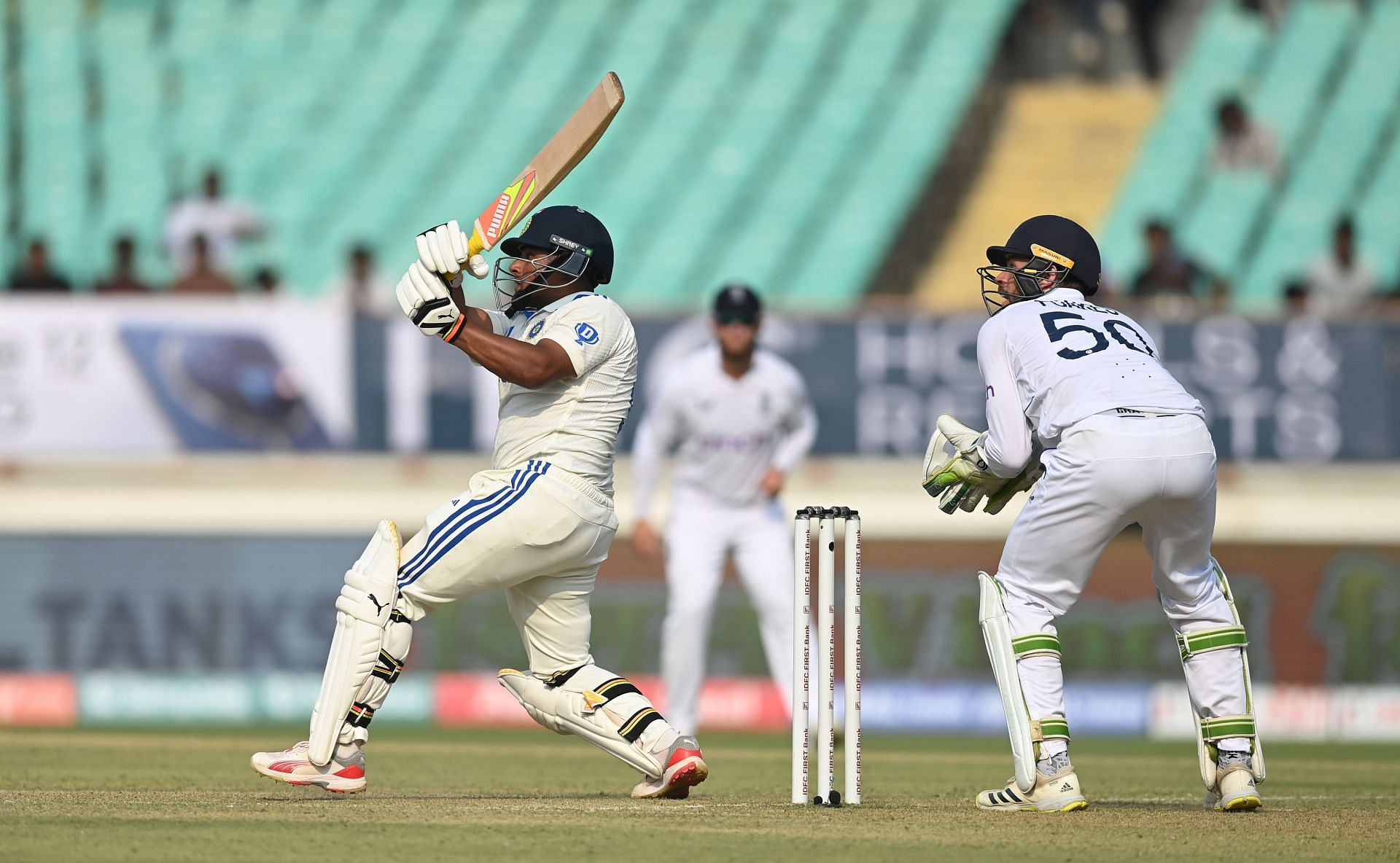 Sarfaraz Khan scored his runs at a strike rate of nearly 94 in both innings. [P/C: Getty]