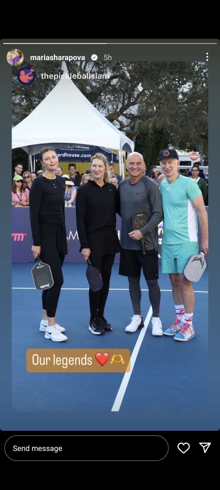 Andre Agassi and Steffi Graf's daughter Jaz captures the couple