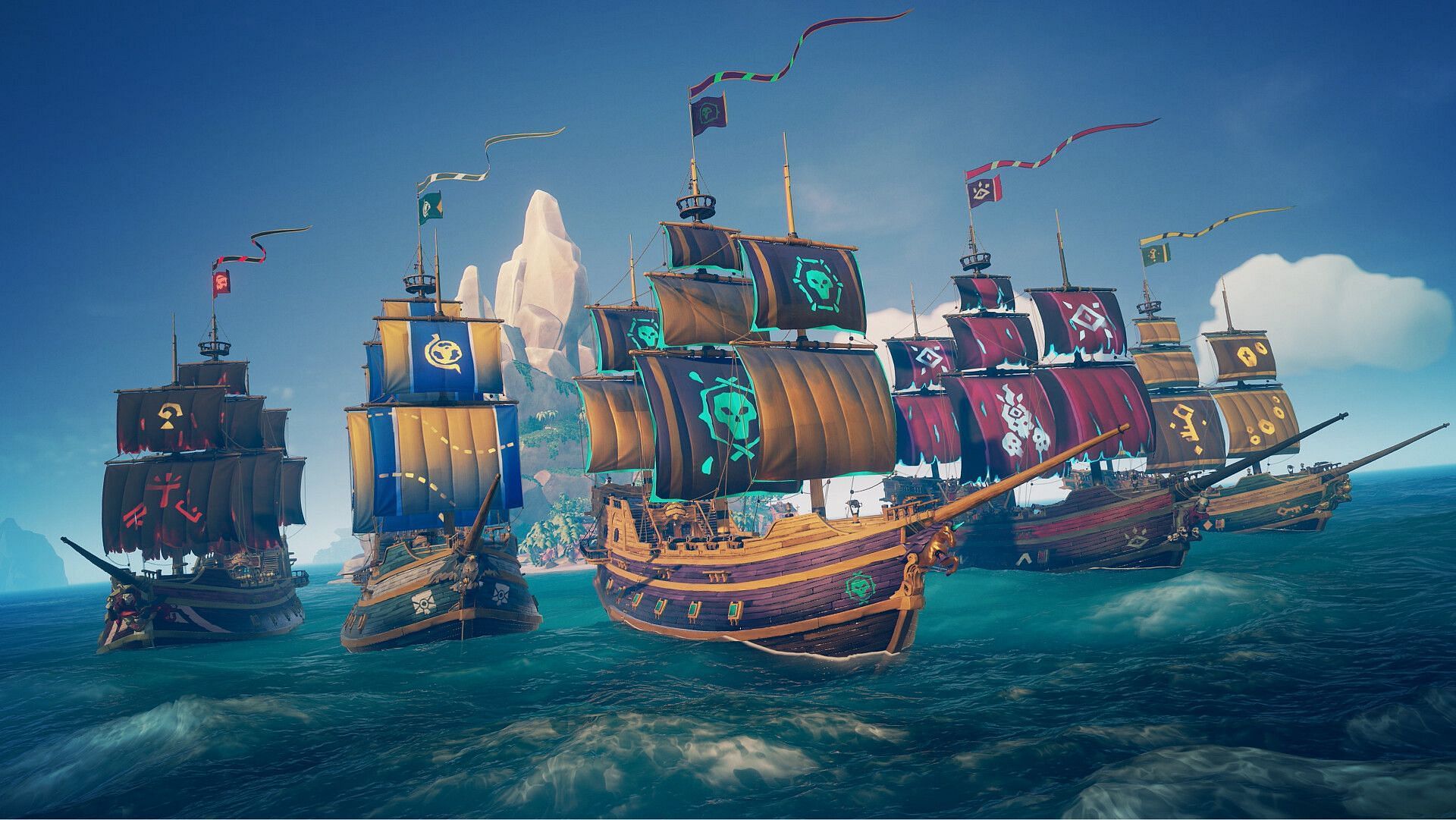 The 2018 sea-faring adventure is one of the projected games (Image via Xbox Game Studios)