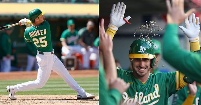 "I just close my eyes and swing" - Athletics' All-Star Brent Rooker chimes in with a hilarious revert to a fan query on the home run secret