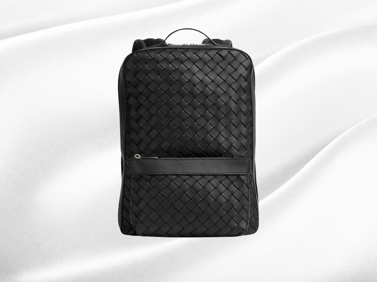 The Intrecciato men&#039;s backpack (Image via Bottega Veneta)