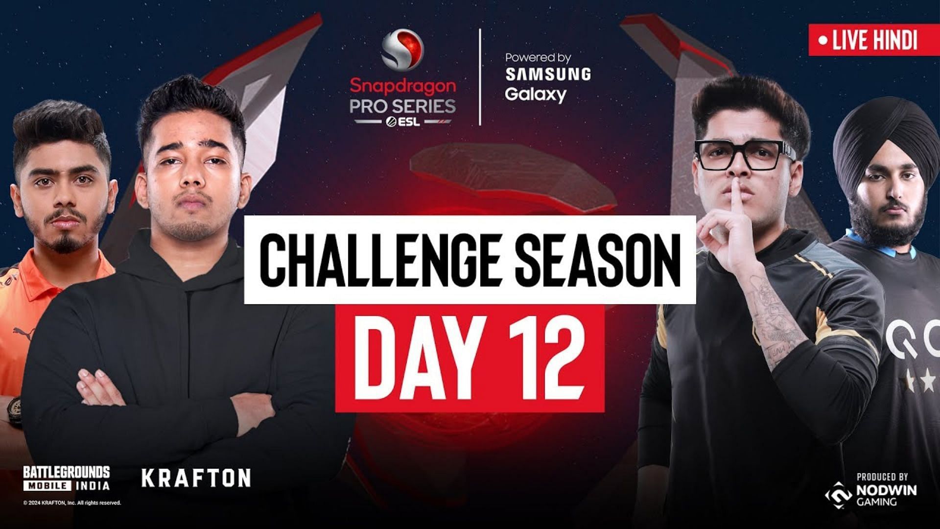 Day 12 of BGMI Pro Series Challenge Season takes place on February 4 (Image via ESL)